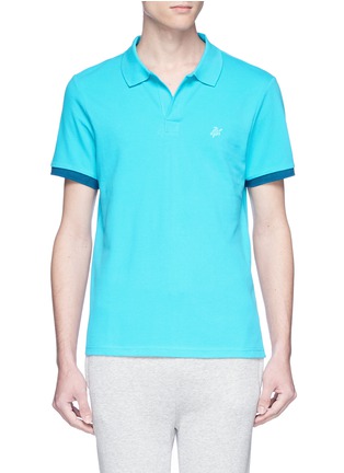 Main View - Click To Enlarge - VILEBREQUIN - 'Palatin' contrast sleeve polo shirt