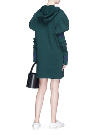 Figure View - Click To Enlarge - MAGGIE MARILYN - 'Shines in the Dark' hooded sweat dress