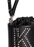 Detail View - Click To Enlarge - PEDDER RED - x KYE stud leather bucket bag
