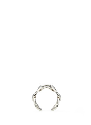 Figure View - Click To Enlarge - PHILIPPE AUDIBERT - 'Columbus' cutout chain link ring