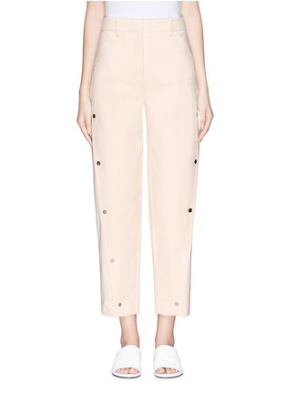 Main View - Click To Enlarge - VICTORIA, VICTORIA BECKHAM - Snap button cropped pants