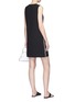 Figure View - Click To Enlarge - VICTORIA, VICTORIA BECKHAM - Strass embellished outseam suiting dress