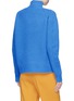 Back View - Click To Enlarge - VICTORIA, VICTORIA BECKHAM - Lambswool funnel neck sweater