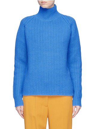 Main View - Click To Enlarge - VICTORIA, VICTORIA BECKHAM - Lambswool funnel neck sweater