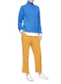Figure View - Click To Enlarge - VICTORIA, VICTORIA BECKHAM - Lambswool funnel neck sweater
