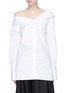 Main View - Click To Enlarge - VICTORIA, VICTORIA BECKHAM - One-shoulder poplin shirt