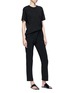 Figure View - Click To Enlarge - VICTORIA, VICTORIA BECKHAM - Glass crystal embellished T-shirt
