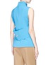 Back View - Click To Enlarge - VICTORIA, VICTORIA BECKHAM - Hook-and-eye back sleeveless top