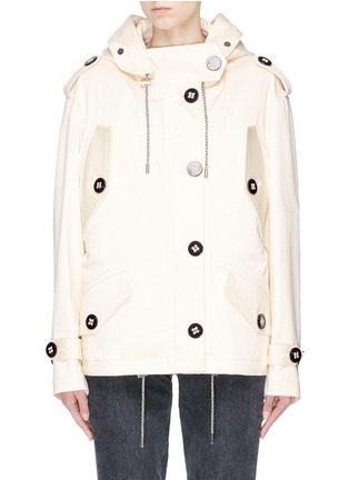 Main View - Click To Enlarge - VICTORIA, VICTORIA BECKHAM - Two-in-one hooded parka