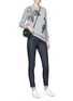 Figure View - Click To Enlarge - VICTORIA, VICTORIA BECKHAM - Tiger and floral patch sweatshirt