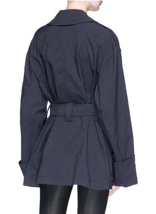 Back View - Click To Enlarge - ISABEL MARANT - 'Lorenzo' belted oversized jacket