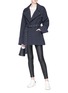 Figure View - Click To Enlarge - ISABEL MARANT - 'Lorenzo' belted oversized jacket