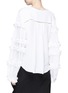 Back View - Click To Enlarge - ISABEL MARANT - 'Cosmos' ruffle trim blouse