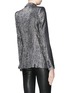 Back View - Click To Enlarge - ISABEL MARANT - 'Denel' Lurex lamé double breasted blazer