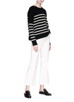 Figure View - Click To Enlarge - ISABEL MARANT - 'Lyre' cropped flared pants