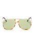 Main View - Click To Enlarge - GUCCI - Tortoiseshell acetate aviator sunglasses