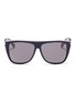 Main View - Click To Enlarge - SAINT LAURENT - Metal brow bar acetate D-frame sunglasses