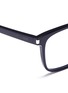 Detail View - Click To Enlarge - SAINT LAURENT - Acetate square optical glasses