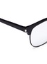 Detail View - Click To Enlarge - SAINT LAURENT - Metal rim acetate square optical glasses