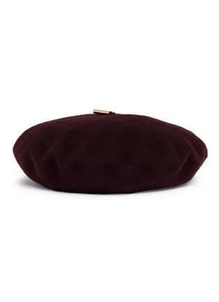 Main View - Click To Enlarge - JANESSA LEONÉ - 'Renee' wool beret
