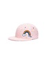 Figure View - Click To Enlarge - MAISON MICHEL - 'Hailey' rainbow patch baseball cap