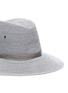 Detail View - Click To Enlarge - MAISON MICHEL - 'Kate' rainbow shoe lace straw fedora hat