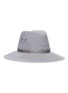 Main View - Click To Enlarge - MAISON MICHEL - 'Kate' rainbow shoe lace straw fedora hat