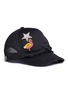 Main View - Click To Enlarge - VENNA - Strass star flamingo patch mesh baseball cap