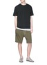 Figure View - Click To Enlarge - BASSIKE - Drawstring sweat shorts