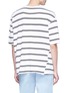 Back View - Click To Enlarge - BASSIKE - Stripe oversized T-shirt