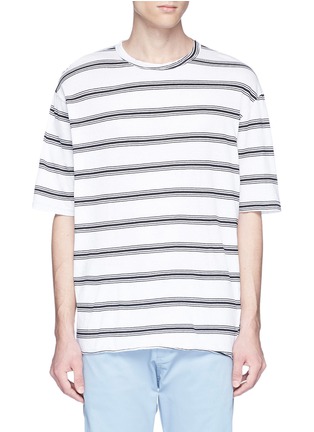 Main View - Click To Enlarge - BASSIKE - Stripe oversized T-shirt