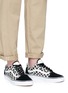 Figure View - Click To Enlarge - VANS - 'Old Skool' checkerboard print canvas sneakers