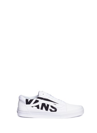 Main View - Click To Enlarge - VANS - 'Old Skool' logo print canvas sneakers