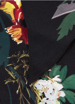 Detail View - Click To Enlarge - ROCKINS - 'Flora' super skinny silk scarf
