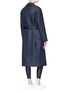 Back View - Click To Enlarge - THE ROW - 'Dundi' belted silk satin coat