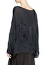 Back View - Click To Enlarge - THE ROW - 'Tillia' abstract panel silk chiffon top
