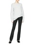 Figure View - Click To Enlarge - THE ROW - 'Nolan' cashmere-silk sweater