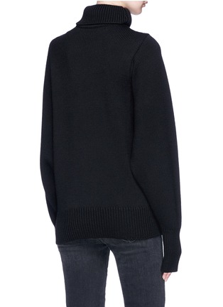 Back View - Click To Enlarge - THE ROW - 'Meredith' turtleneck virgin wool sweater