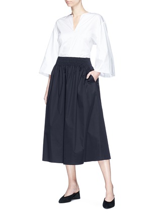 Figure View - Click To Enlarge - THE ROW - 'Charis' Sea Island cotton poplin top