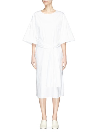 Main View - Click To Enlarge - THE ROW - 'Dalun' belted poplin dress