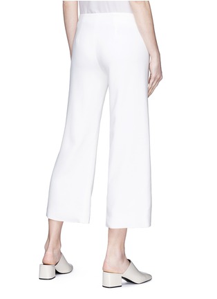 Back View - Click To Enlarge - THE ROW - 'Paler' split cuff crepe culottes