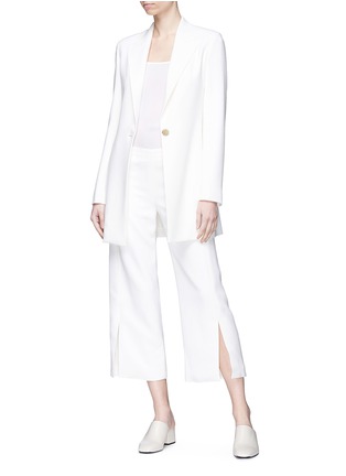 Figure View - Click To Enlarge - THE ROW - 'Paler' split cuff crepe culottes