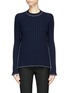 Main View - Click To Enlarge - THE ROW - 'Merlum' virgin wool rib knit sweater