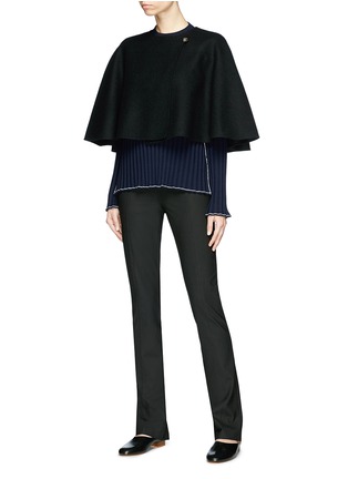 Figure View - Click To Enlarge - THE ROW - 'Merlum' virgin wool rib knit sweater