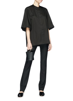 Figure View - Click To Enlarge - THE ROW - 'Doco' split cuff skinny suiting pants