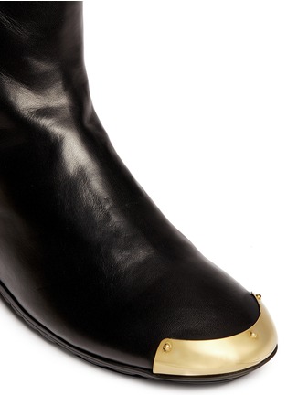 Detail View - Click To Enlarge - 73426 - 'Dalila' metal toe Hovercraft sole leather ankle boots
