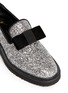 Detail View - Click To Enlarge - 73426 - 'Hilary' velvet bow glitter loafers