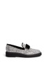 Main View - Click To Enlarge - 73426 - 'Hilary' velvet bow glitter loafers