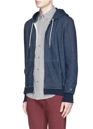 Front View - Click To Enlarge - RAG & BONE - 'Standard Issue' cotton terry zip hoodie