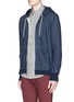 Front View - Click To Enlarge - RAG & BONE - 'Standard Issue' cotton terry zip hoodie